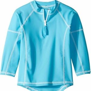 Toobydoo Kids Aqua Long Sleeve Swim Rashguard 5/6